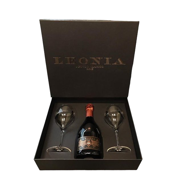 სურათი Leonia Pomino Rose + 2 Glasses in Gift Box